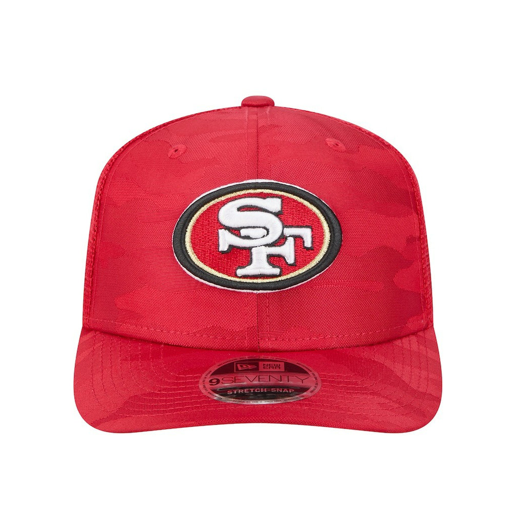 Adventure Camo Trucker 9SEVENTY Stretch-Snap Adjustable Hat - San Francisco 49ers