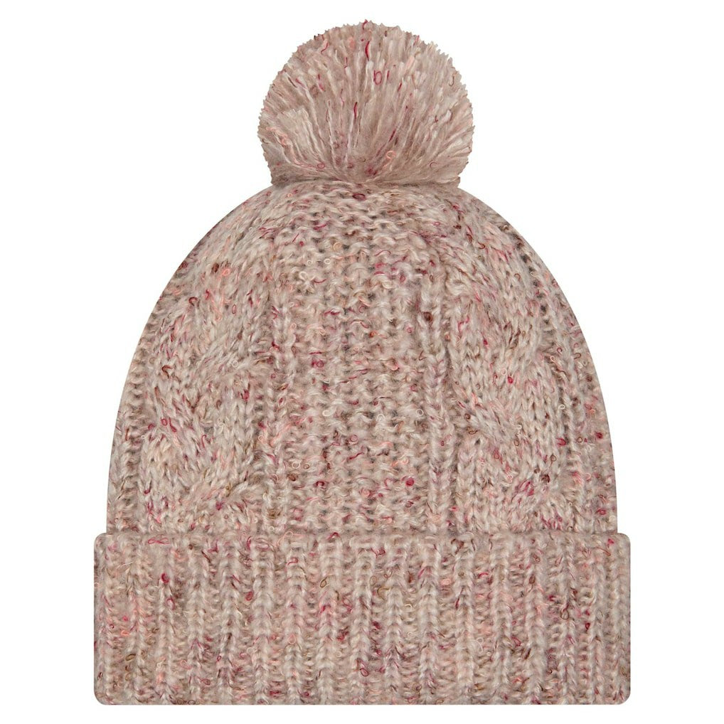 Women's Trendy Tone Cuffed Knit Hat with Pom - Jacksonville Jaguars
