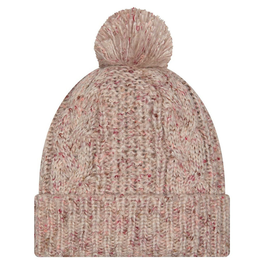 Women's Trendy Tone Cuffed Knit Hat with Pom - Jacksonville Jaguars