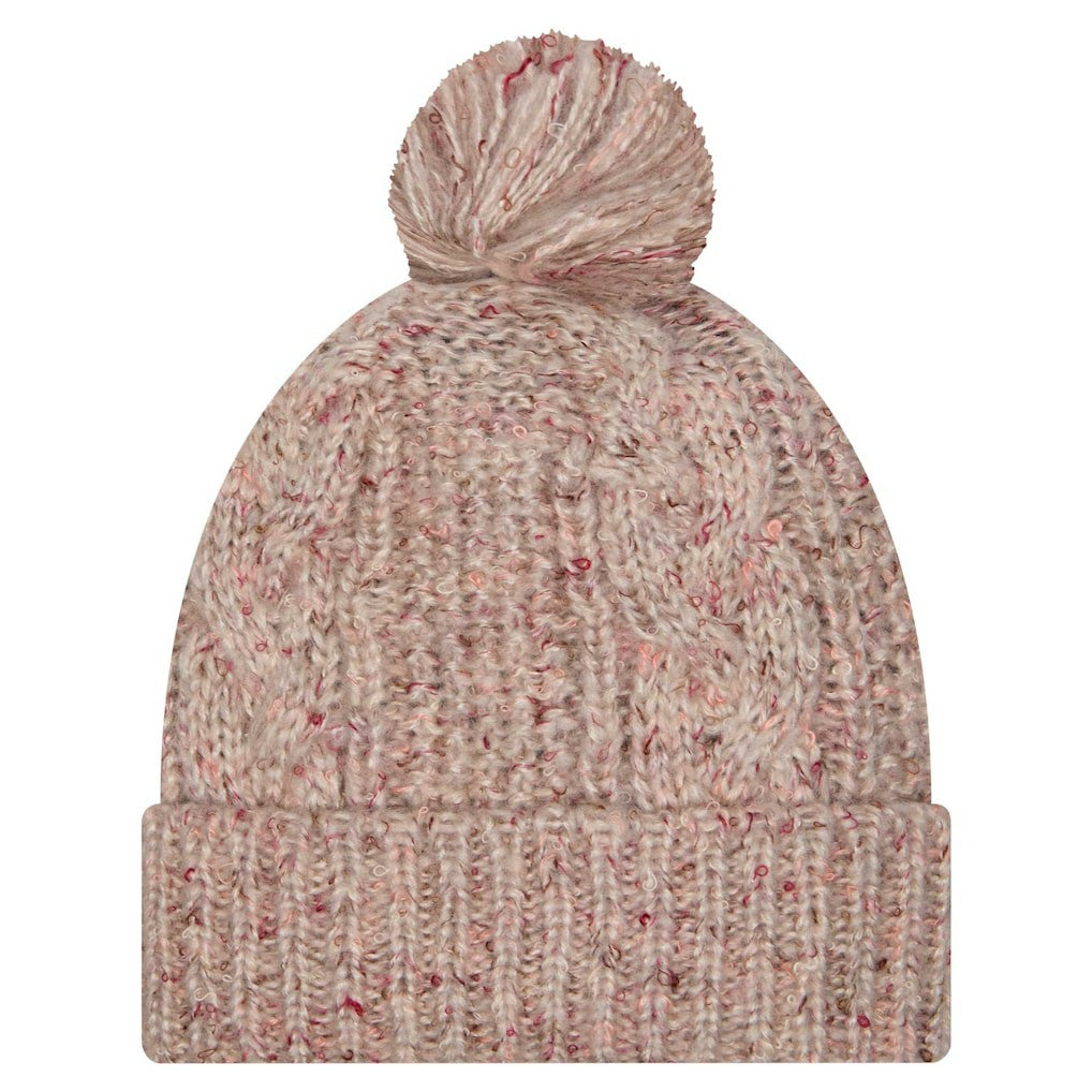Women's Trendy Tone Cuffed Knit Hat with Pom - Miami Dolphins