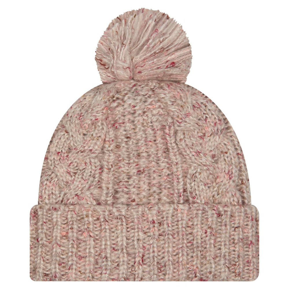 Women's Trendy Tone Cuffed Knit Hat with Pom - New York Jets
