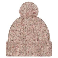 Women's Trendy Tone Cuffed Knit Hat with Pom - New York Jets