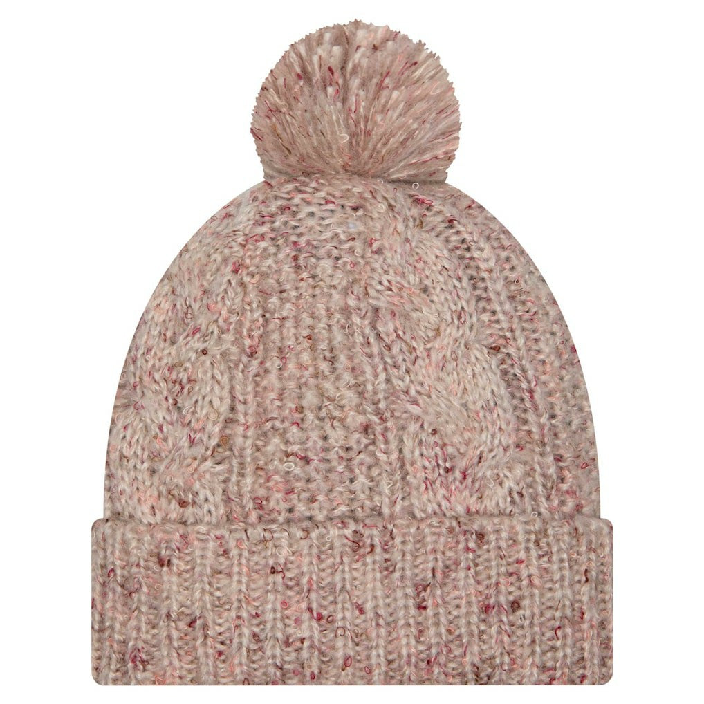 Women's Trendy Tone Cuffed Knit Hat with Pom - Cincinnati Bengals