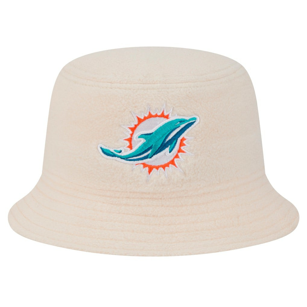 Women's Cozy Sherpa Bucket Hat - Miami Dolphins
