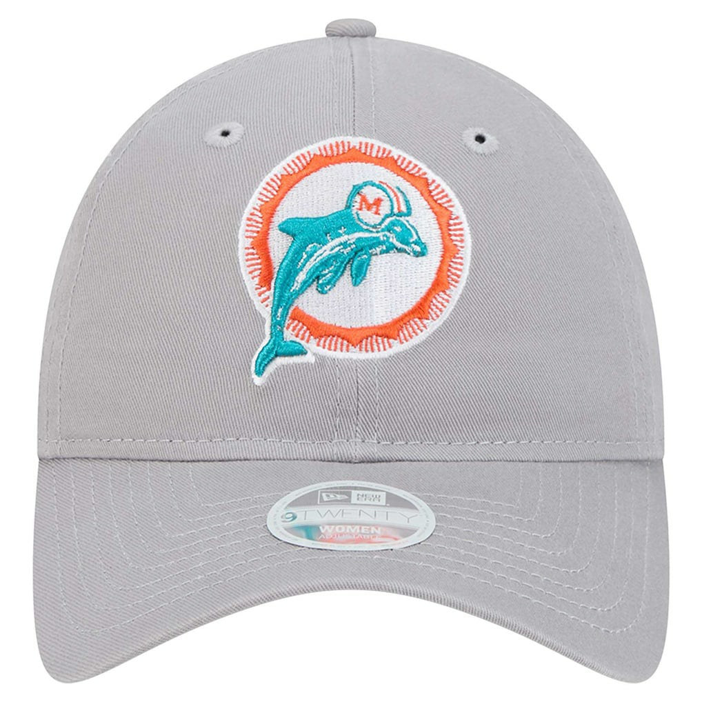 Women's Throwback 9TWENTY Adjustable Hat - Miami Dolphins