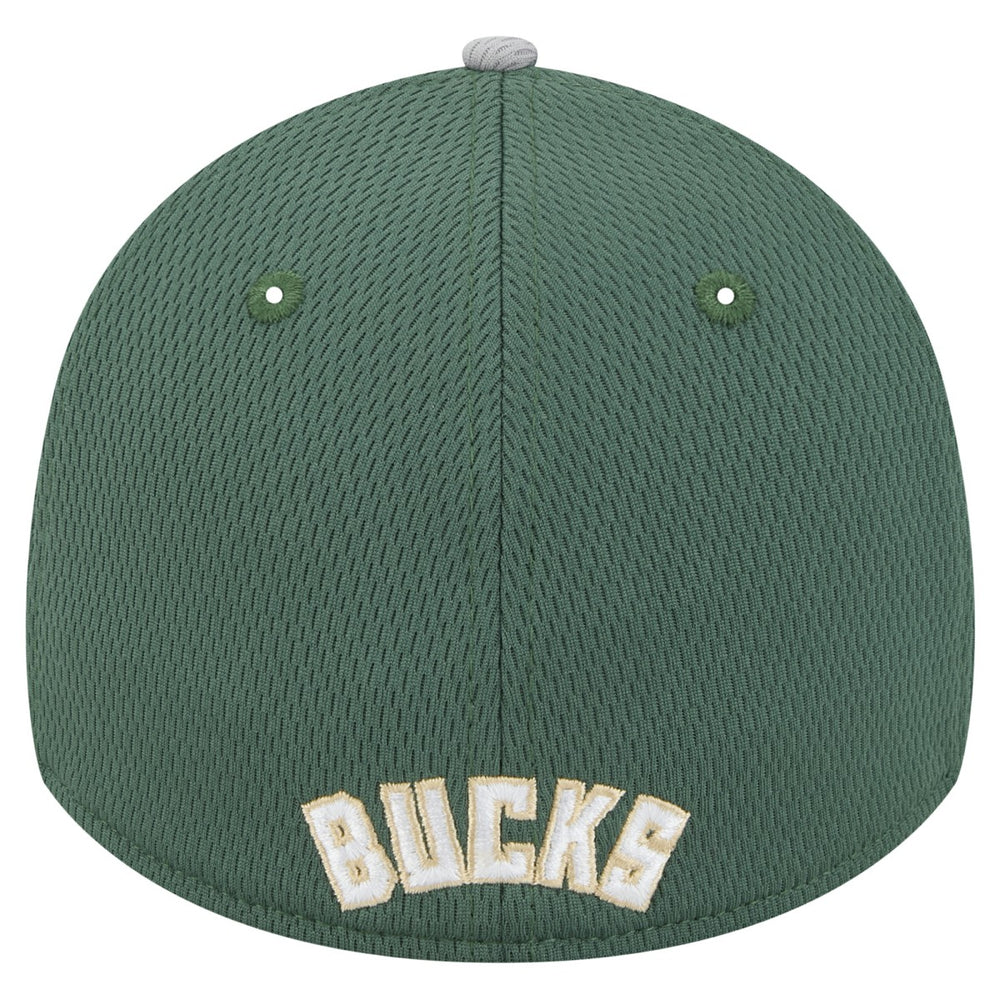 NBA Milwaukee Bucks Active Trim 39THIRTY Flex Hat