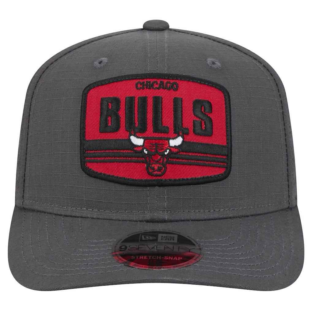 NBA Chicago Bulls Team Elevated Patch 9SEVENTY Adjustable Hat
