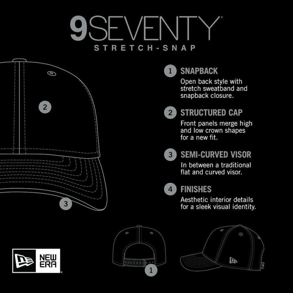 NBA Chicago Bulls Team Elevated Patch 9SEVENTY Adjustable Hat