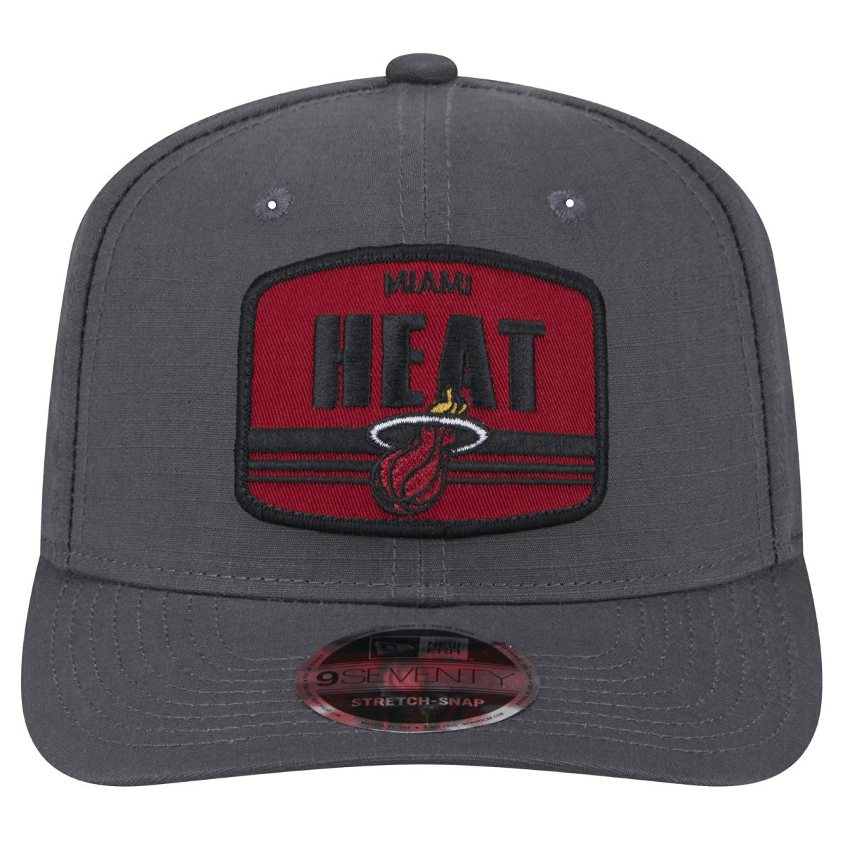 NBA Miami Heat Team Elevated Patch 9SEVENTY Adjustable Hat