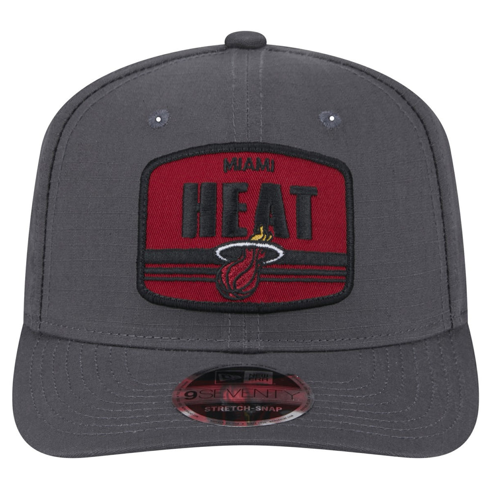 NBA Miami Heat Team Elevated Patch 9SEVENTY Adjustable Hat