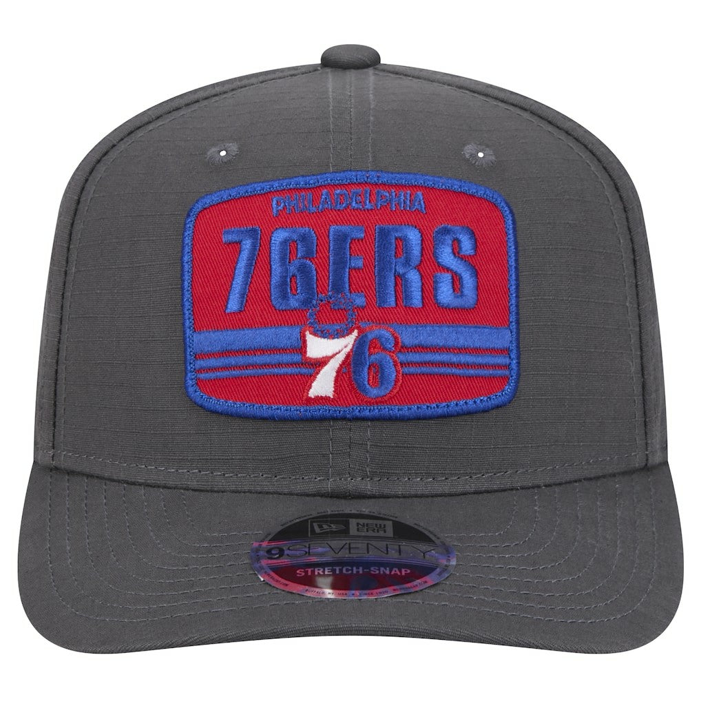 NBA Philadelphia 76ers Team Elevated Patch 9SEVENTY Adjustable Hat