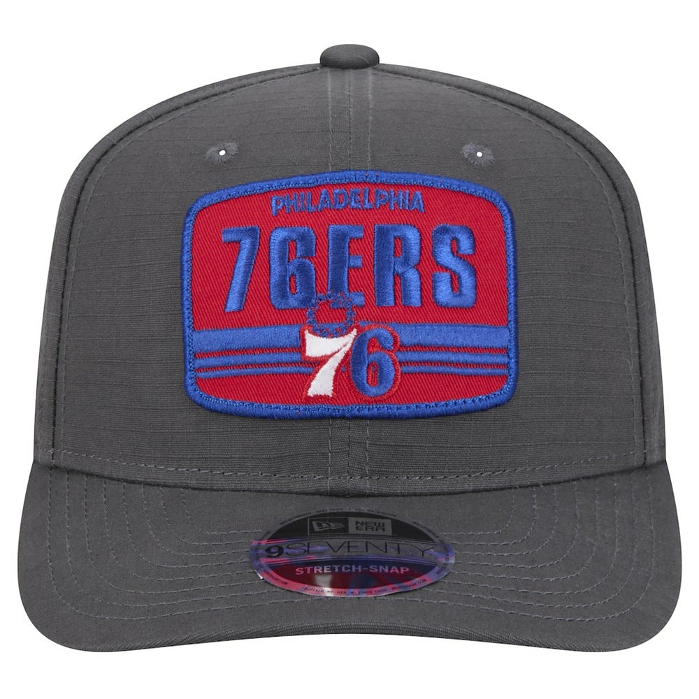 NBA Philadelphia 76ers Team Elevated Patch 9SEVENTY Adjustable Hat