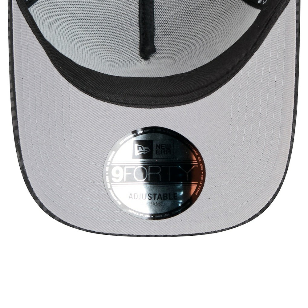 NBA Chicago Bulls Male Adult Midnight Ink Tonal A-Frame Trucker 9FORTY Adjustable Hat
