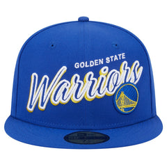 NBA Golden State Warriors Sport Night Script Sided 59FIFTY Fitted Hat sale