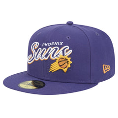 NBA Phoenix Suns Sport Night Script Sided 59FIFTY Fitted Hat