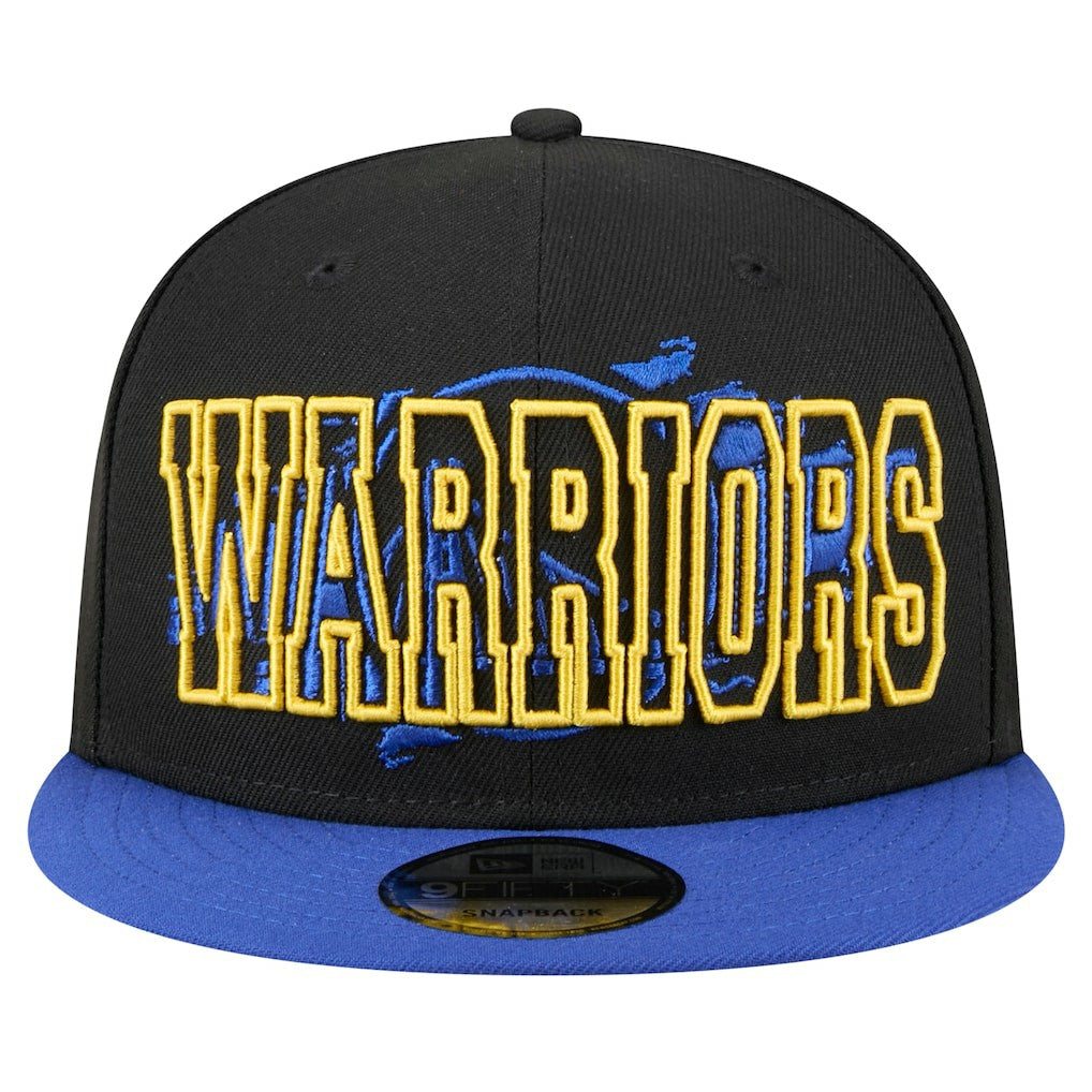 NBA Golden State Warriors Sport Night Splatter 2-Tone 9FIFTY Snapback Hat sale