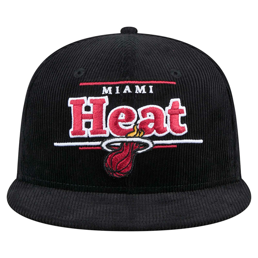 NBA Miami Heat Throwback Display Corduroy 9FIFTY Snapback Hat