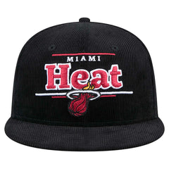 NBA Miami Heat Throwback Display Corduroy 9FIFTY Snapback Hat