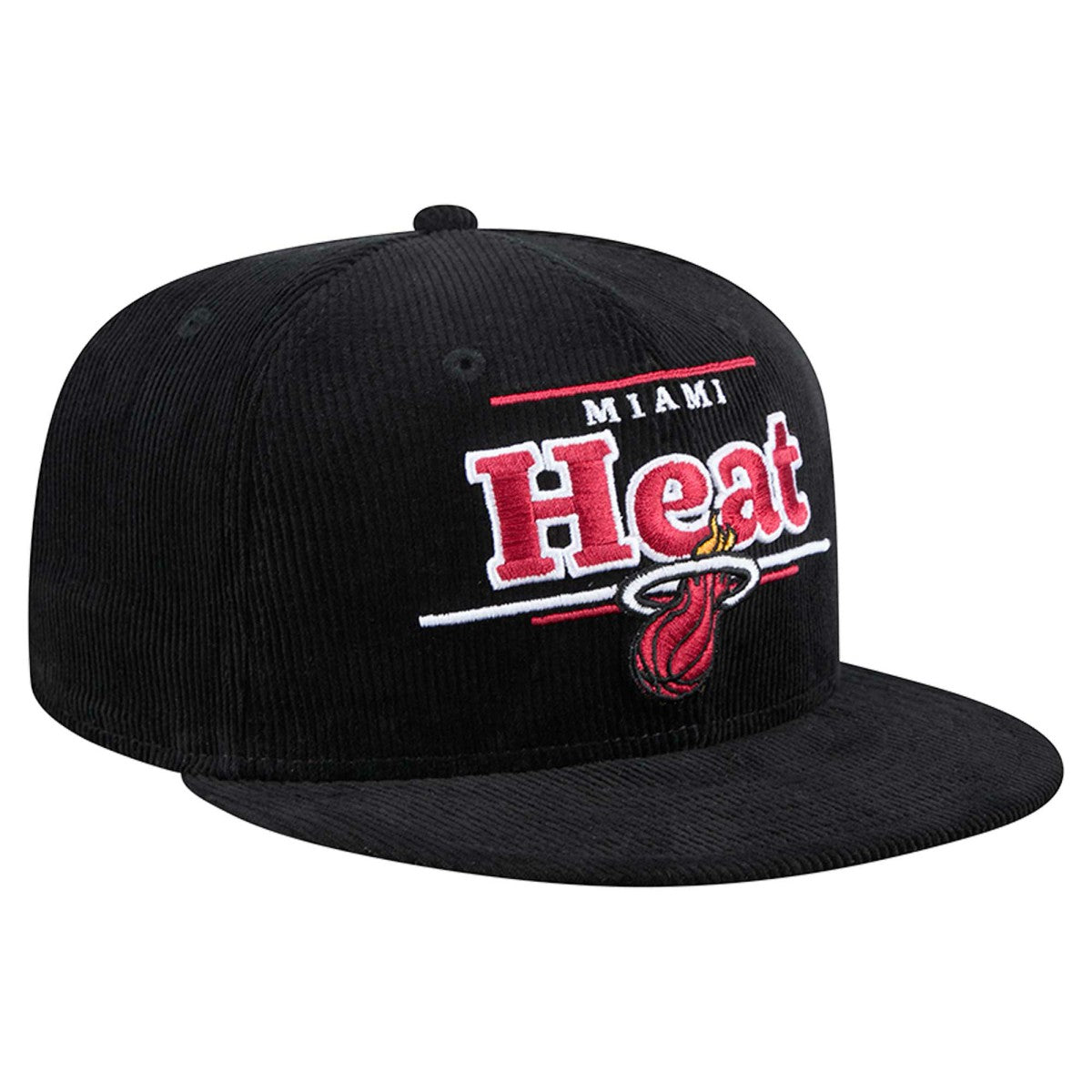 NBA Miami Heat Throwback Display Corduroy 9FIFTY Snapback Hat