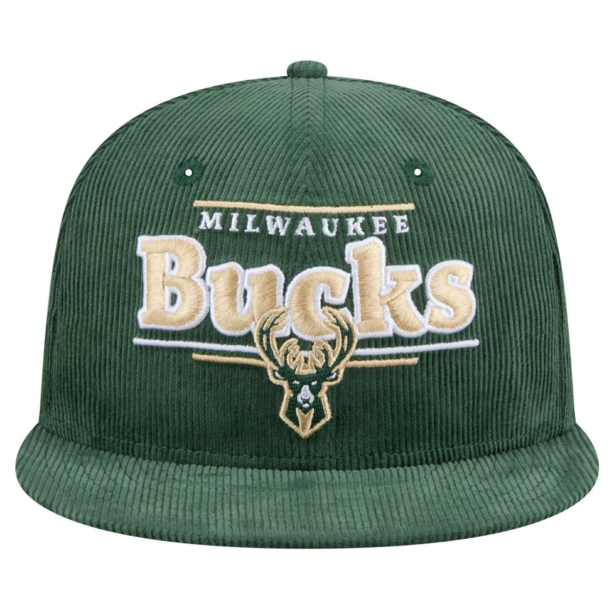 NBA Milwaukee Bucks Throwback Display Corduroy 9FIFTY Snapback Hat