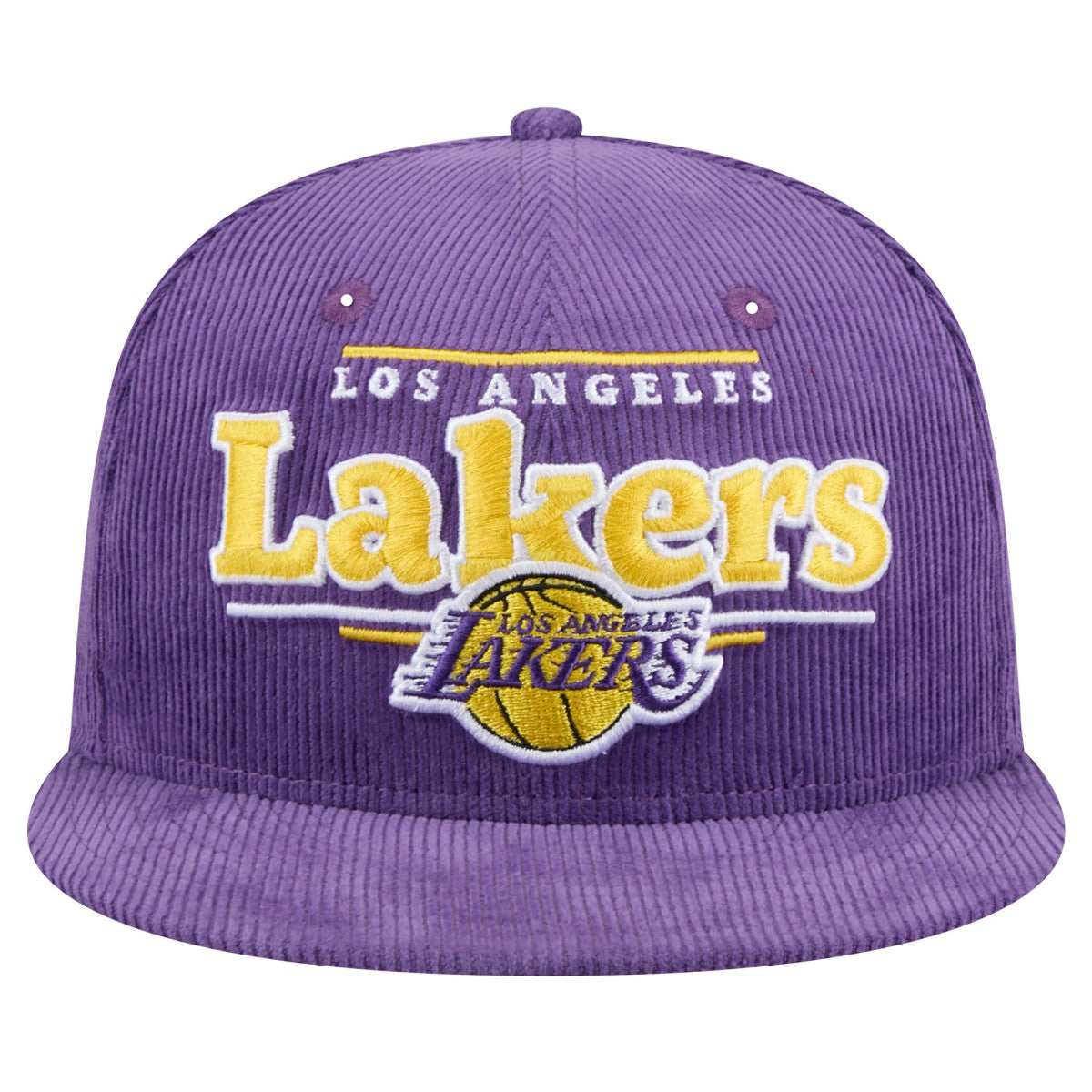 NBA Los Angeles Lakers Throwback Display Corduroy 9FIFTY Snapback Hat