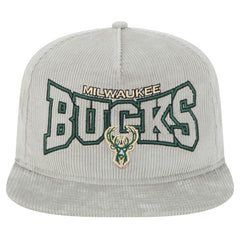NBA Milwaukee Bucks Throwback Corduroy Golfer Snapback Hat