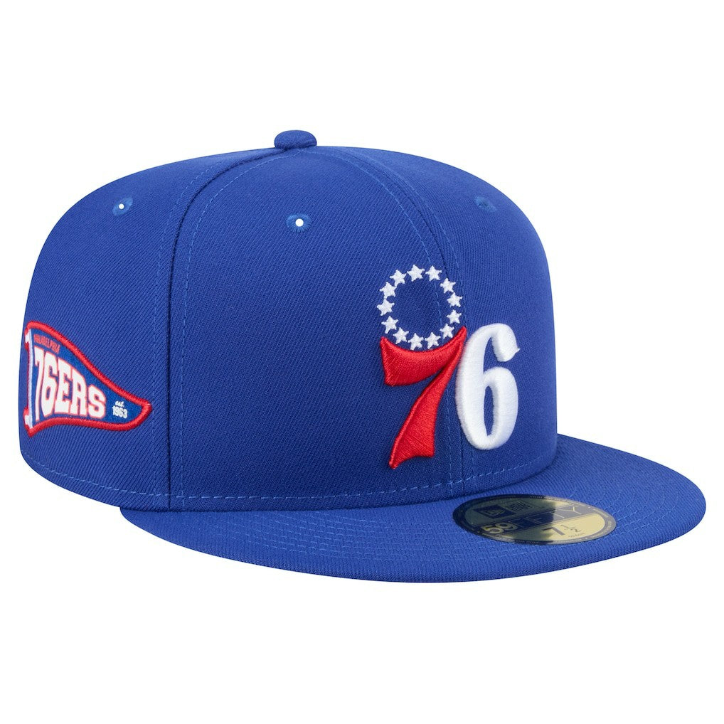 NBA Philadelphia 76ers Throwback Pennant 59FIFTY Fitted Hat