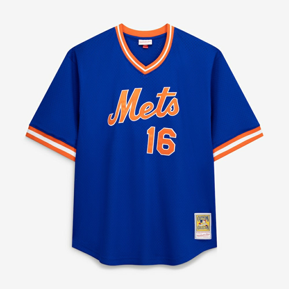 MLB Dwight Gooden New York Mets Profile Big & Tall Cooperstown Collection Mesh Batting Practice Jersey