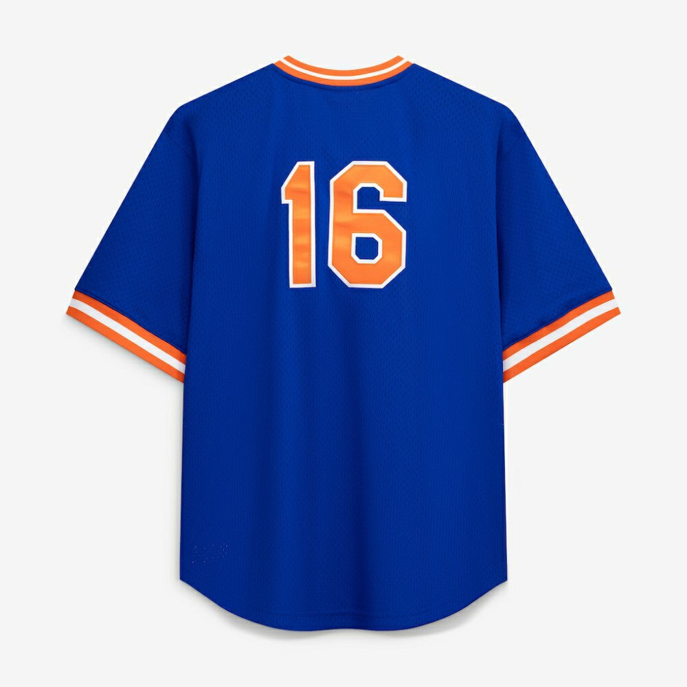 MLB Dwight Gooden New York Mets Profile Big & Tall Cooperstown Collection Mesh Batting Practice Jersey