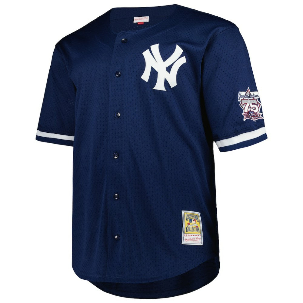 MLB Derek Jeter New York Yankees Mitchell & Ness Big & Tall Cooperstown Mesh Batting Practice Jersey
