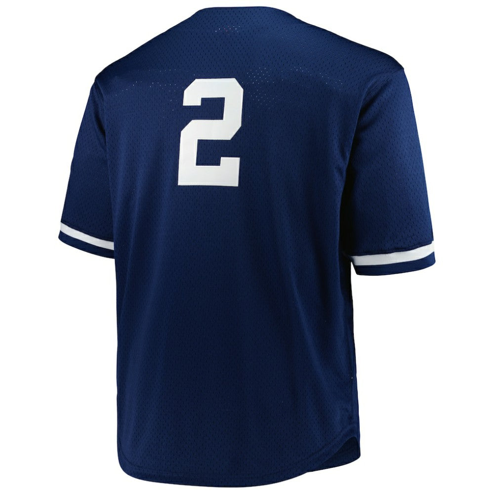 MLB Derek Jeter New York Yankees Mitchell & Ness Big & Tall Cooperstown Mesh Batting Practice Jersey