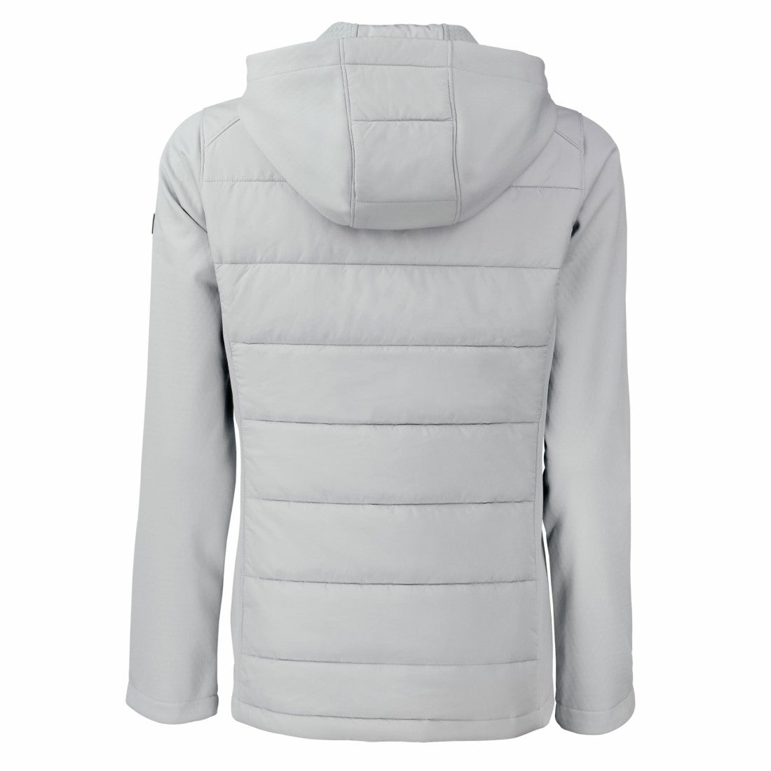 Cutter & Buck Women's Evoke PrimaLoft Hybrid Eco Softshell Recycled Full-Zip Hooded Jacket - Detroit Lions