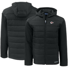 Cutter & Buck Evoke PrimaLoft Hybrid Eco Softshell Recycled Full-Zip Hooded Jacket - Kansas City Chiefs