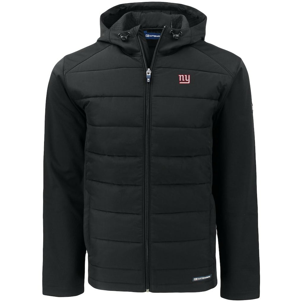 Cutter & Buck Evoke PrimaLoft Hybrid Eco Softshell Recycled Full-Zip Hooded Jacket - New York Giants