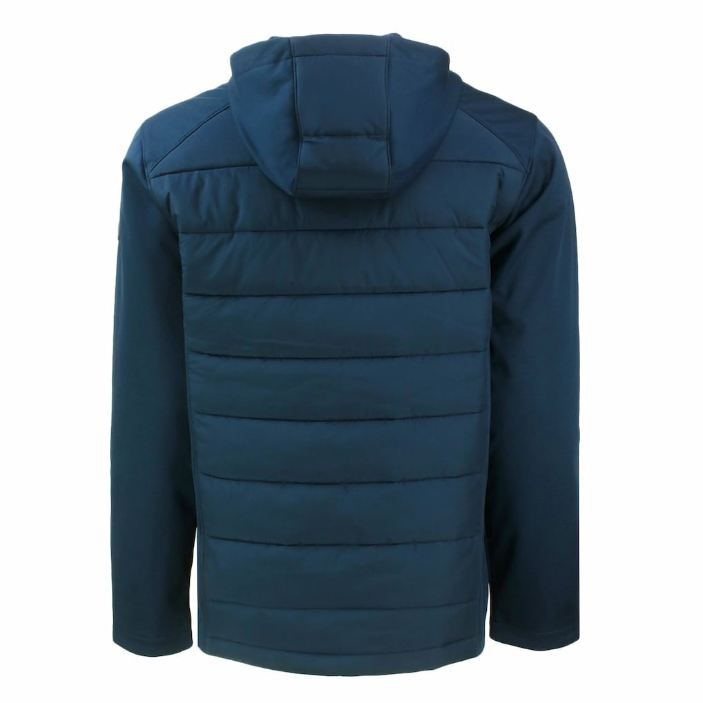 Cutter & Buck Evoke PrimaLoft Hybrid Eco Softshell Recycled Full-Zip Hooded Jacket - Chicago Bears