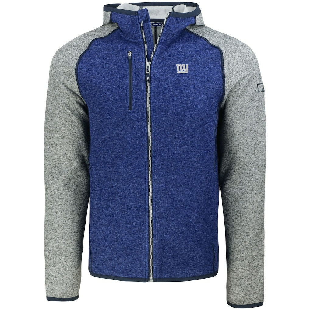 Cutter & Buck Mainsail Full-Zip Hooded Jacket - New York Giants