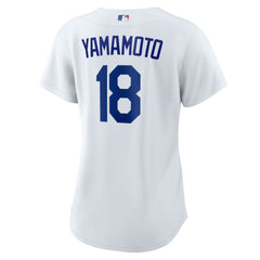 MLB Yoshinobu Yamamoto Los Angeles Dodgers Nike Women's Home Replica Player Jersey