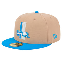 Throwback Logo Main 59FIFTY Fitted Hat - Detroit Lions
