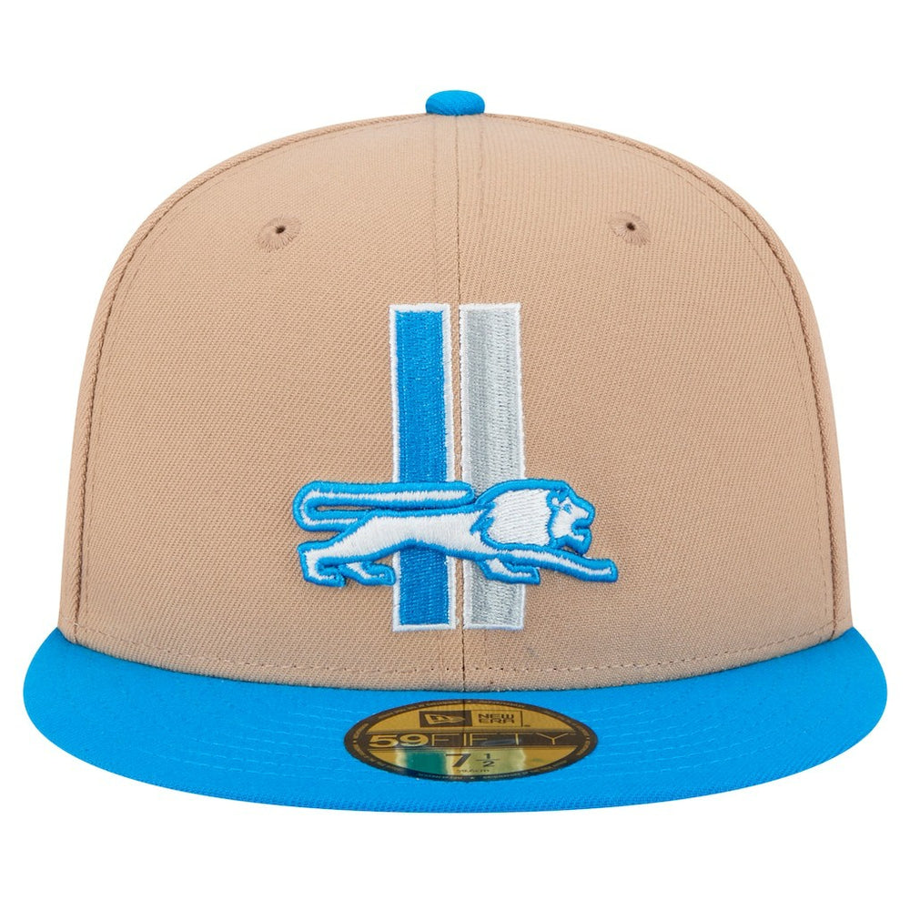 Throwback Logo Main 59FIFTY Fitted Hat - Detroit Lions