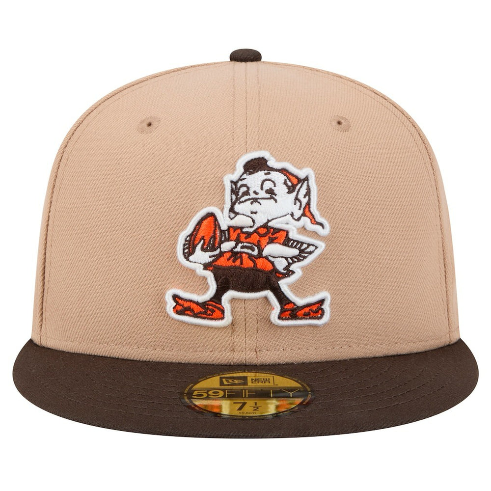 Throwback Logo Main 59FIFTY Fitted Hat - Cleveland Browns