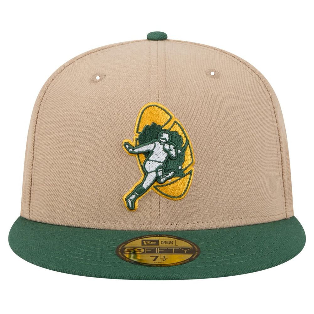 Throwback Logo Main 59FIFTY Fitted Hat - Green Bay Packers