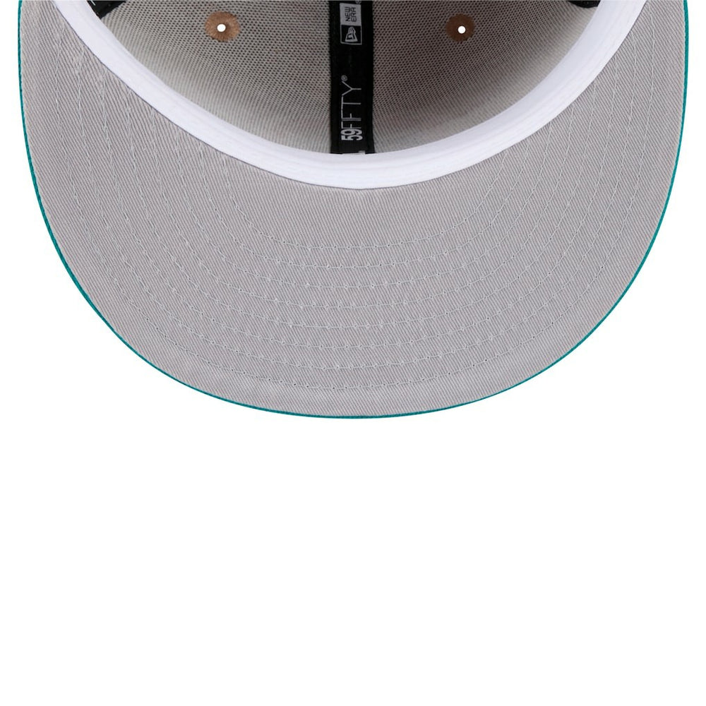 Throwback Logo Main 59FIFTY Fitted Hat - Miami Dolphins