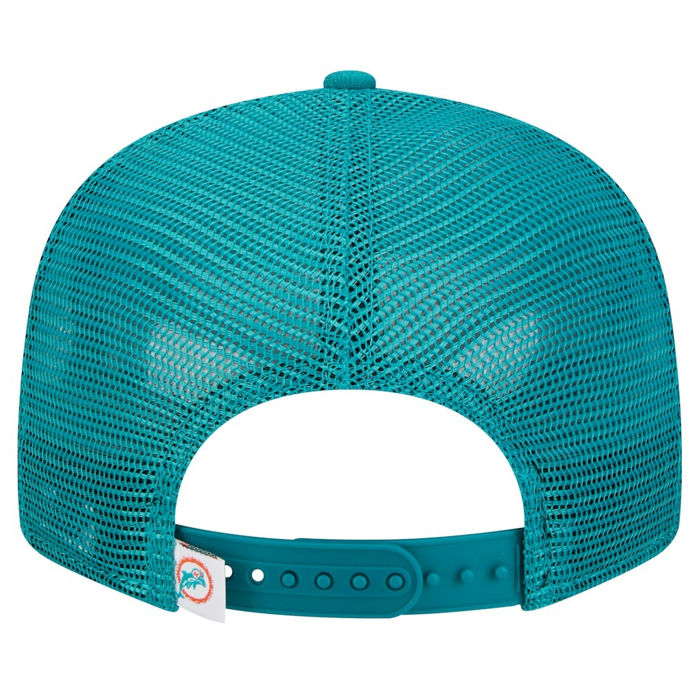 Throwback Main Trucker 9FIFTY Snapback Hat - Miami Dolphins