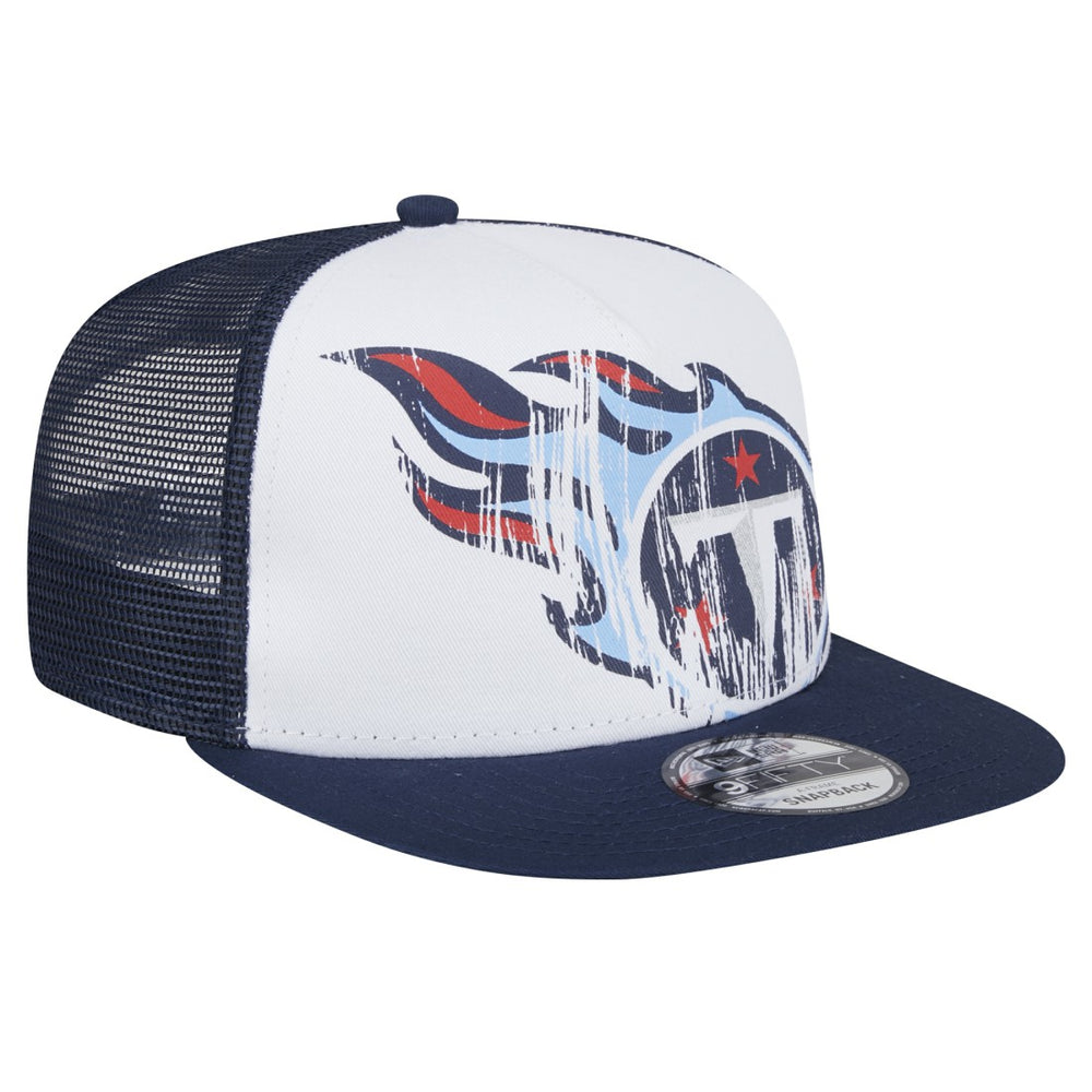Youth Distressed 9FIFTY A-Frame Snapback Hat - Tennessee Titans