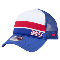 Youth Sport Night Color Block 9FORTY A-Frame Trucker Adjustable Hat - New York Giants