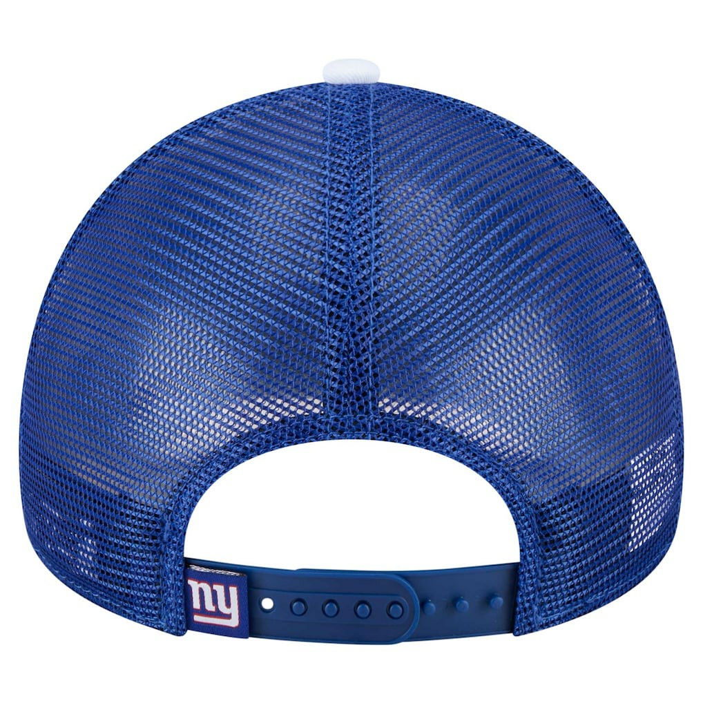 Youth Sport Night Color Block 9FORTY A-Frame Trucker Adjustable Hat - New York Giants