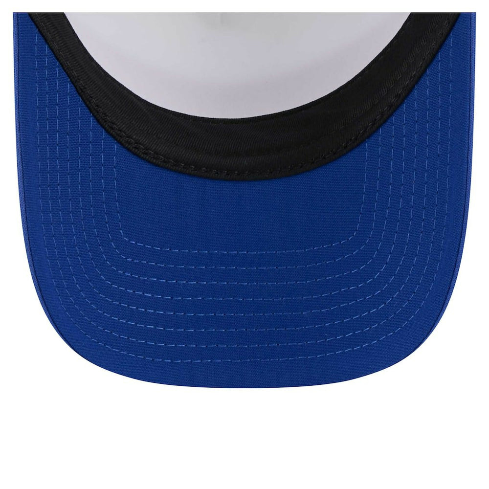 Youth Sport Night Color Block 9FORTY A-Frame Trucker Adjustable Hat - New York Giants