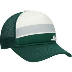 Youth Sport Night Color Block 9FORTY A-Frame Trucker Adjustable Hat - New York Jets