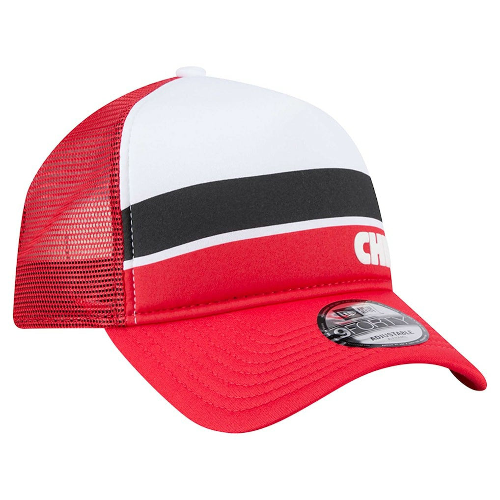Preschool Sport Night Color Block 9FORTY A-Frame Trucker Adjustable Hat - Kansas City Chiefs