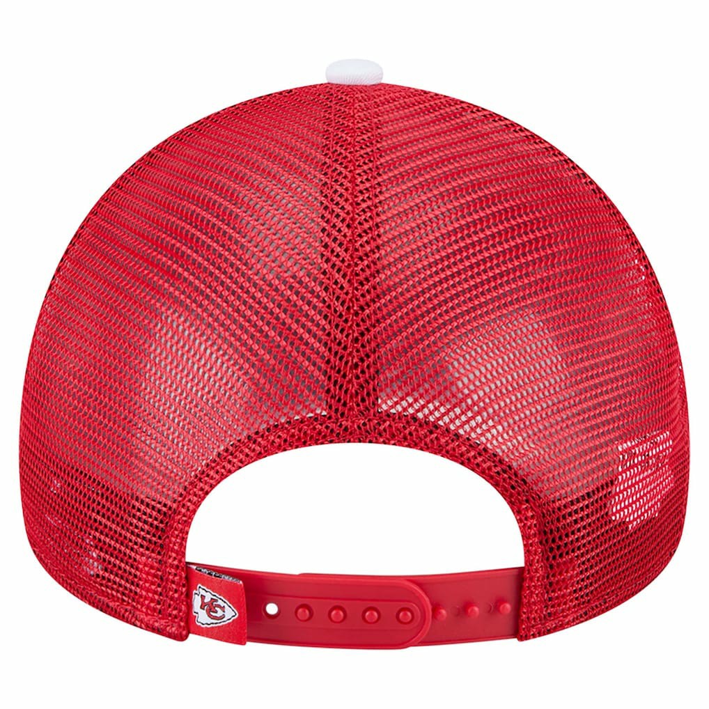 Preschool Sport Night Color Block 9FORTY A-Frame Trucker Adjustable Hat - Kansas City Chiefs